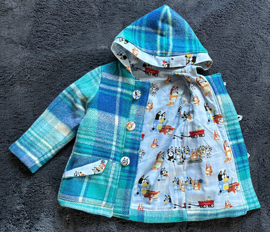 Bluey wool coat - sz5