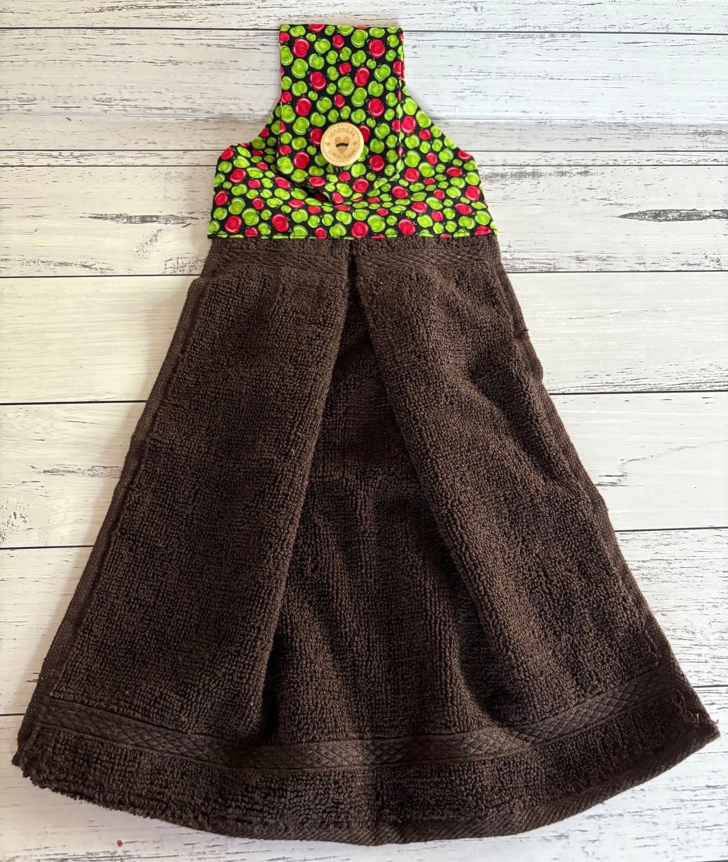 Hanging hand towel - apples