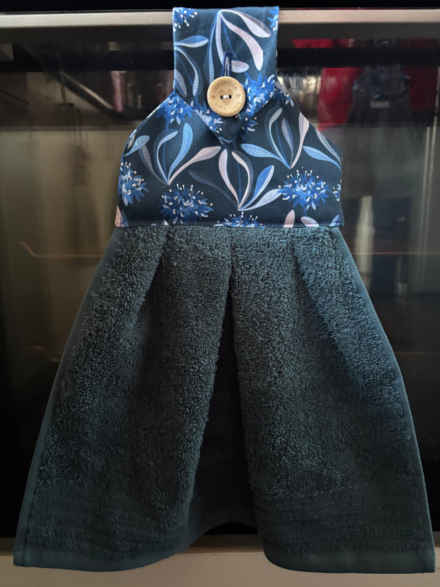 Hanging hand towel - blue