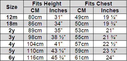 Blanket vest - sz 6yrs