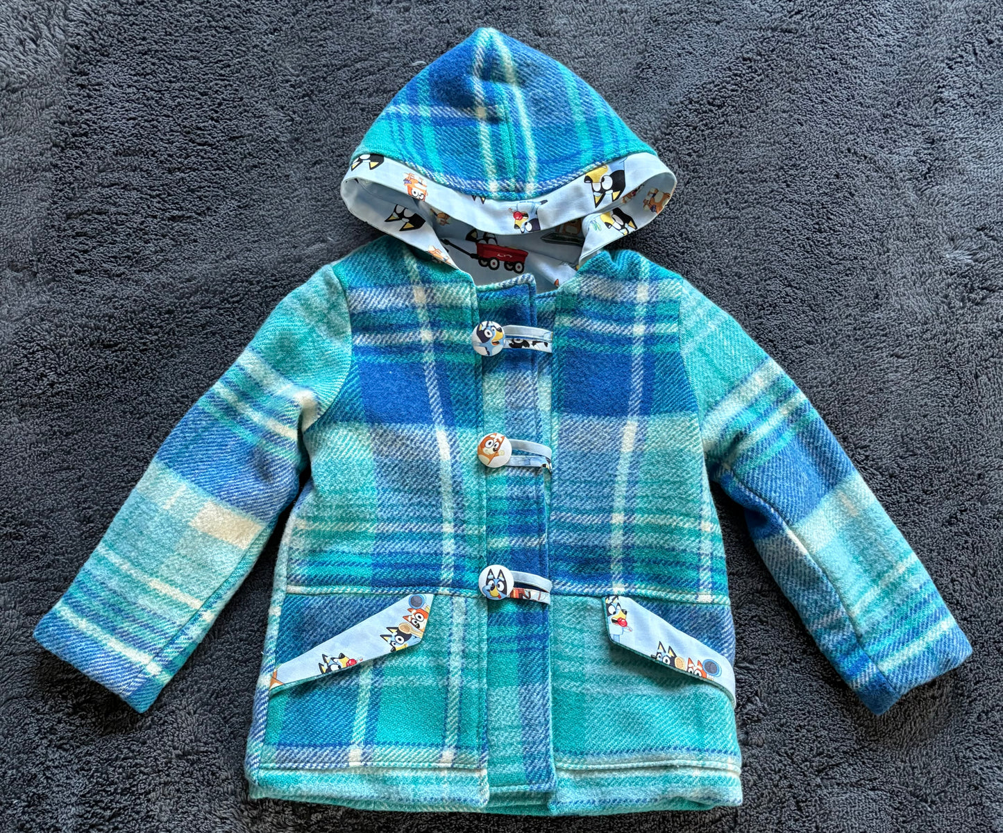 Bluey wool coat - sz5