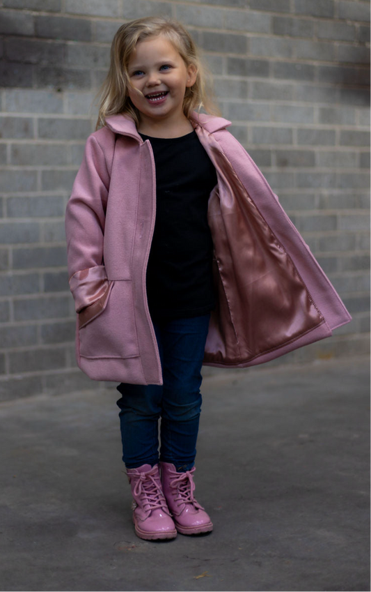 Children’s wool cashmere coat