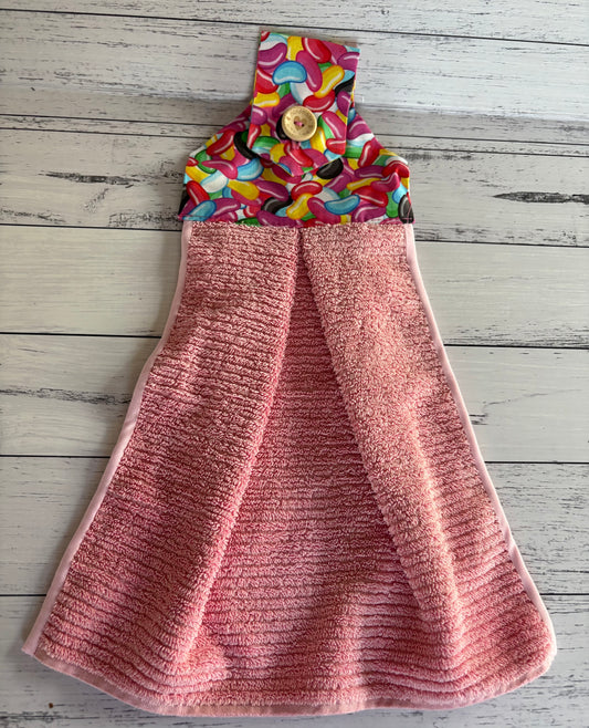Hanging hand towel - jelly beans