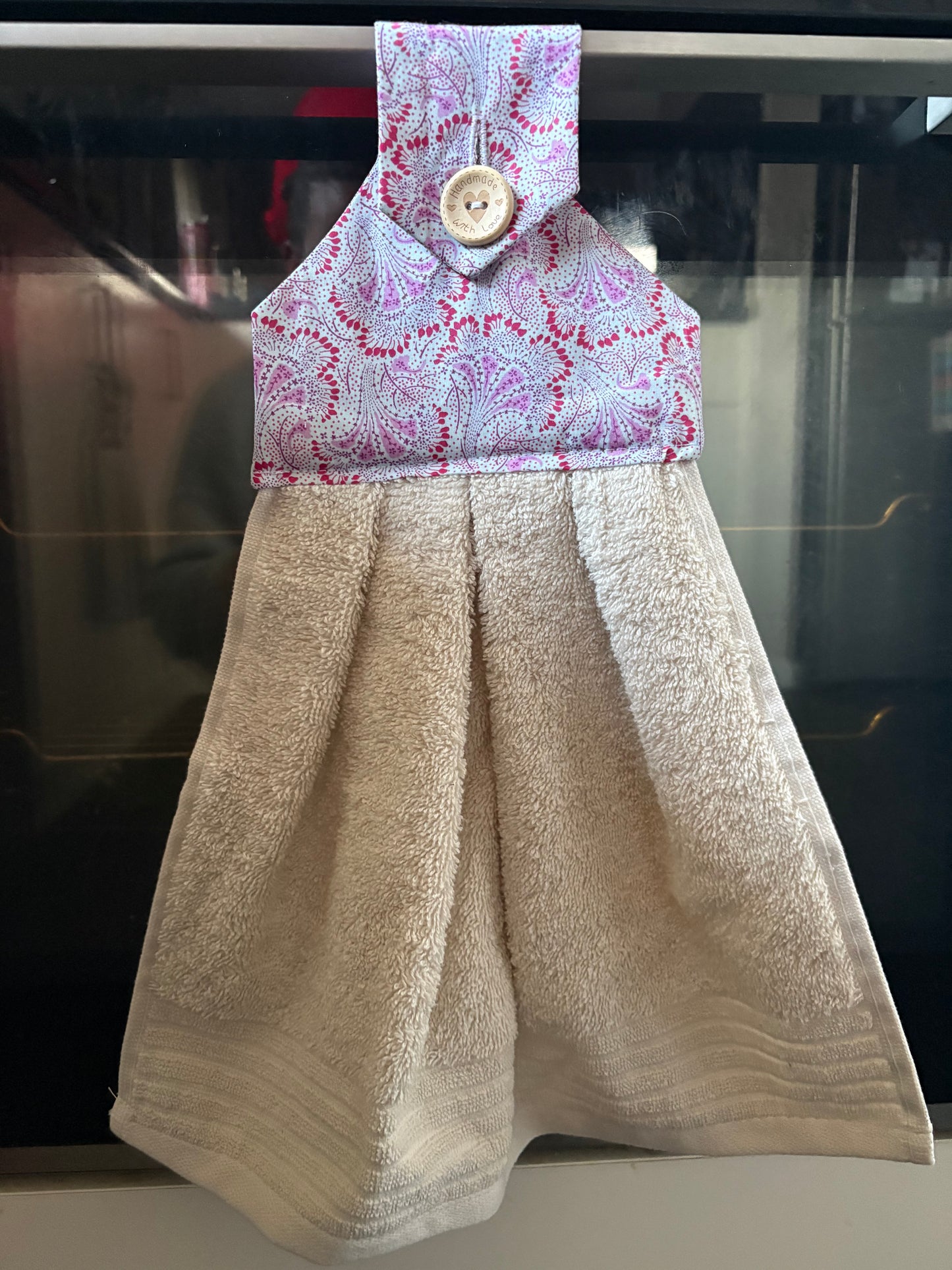 Hanging hand towel - patterned