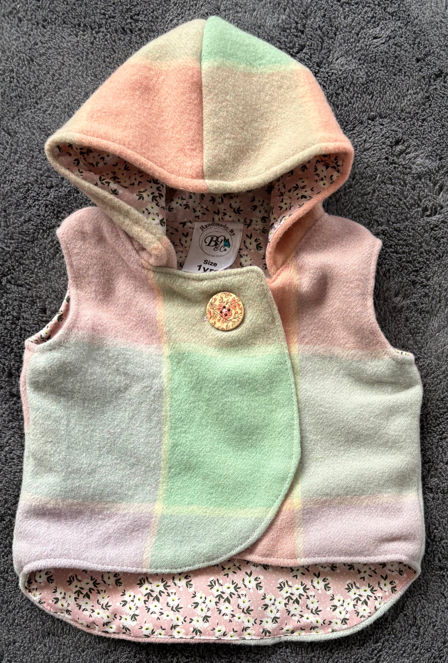 Blanket vest - sz 1 year